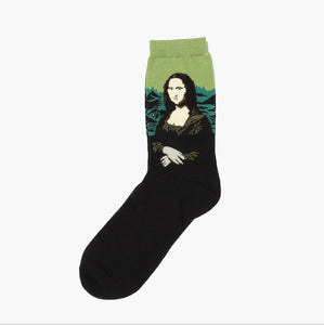 Hot Dropshipping Autumn Winter Retro Art socks