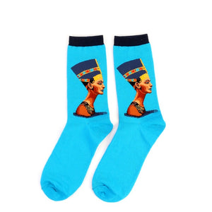 Hot Dropshipping Autumn Winter Retro Art socks