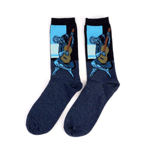 Hot Dropshipping Autumn Winter Retro Art socks