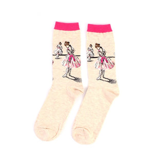 Hot Dropshipping Autumn Winter Retro Art socks