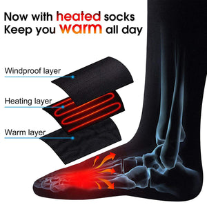 Thermal Cotton Heated Socks