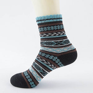 Winter Thick Warm Stripe Wool Socks