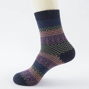 Winter Thick Warm Stripe Wool Socks