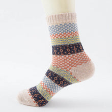 Load image into Gallery viewer, Winter Thick Warm Stripe Wool Socks