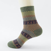 Load image into Gallery viewer, Winter Thick Warm Stripe Wool Socks