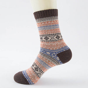 Winter Thick Warm Stripe Wool Socks