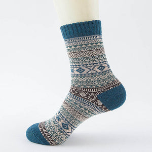 Winter Thick Warm Stripe Wool Socks