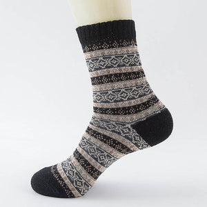 Winter Thick Warm Stripe Wool Socks