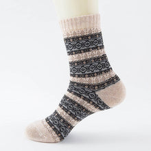 Load image into Gallery viewer, Winter Thick Warm Stripe Wool Socks